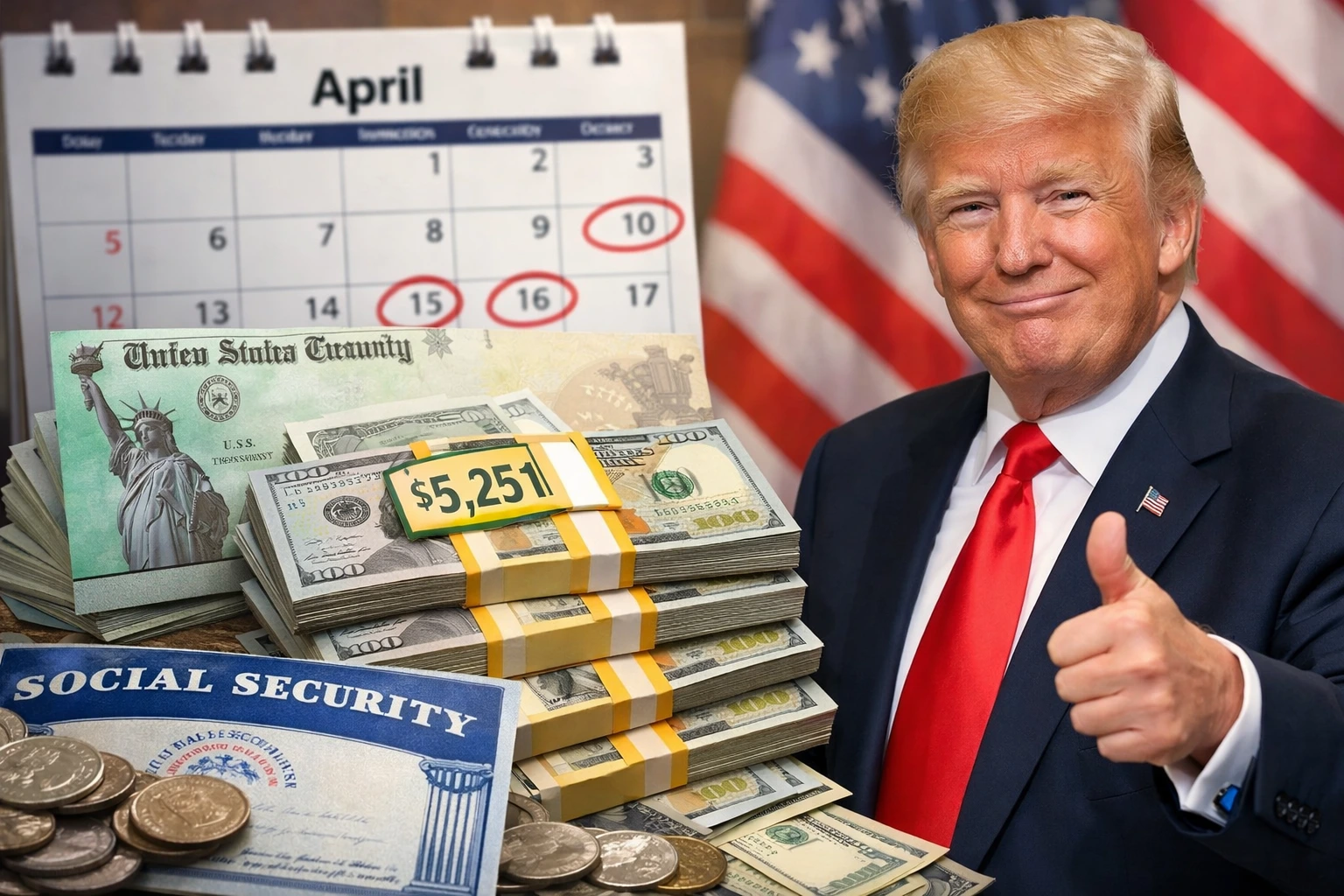 Estadounidenses recibirán cheques de $5,251 mientras se implementa