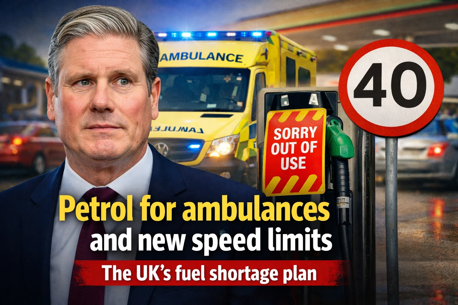 Petrol for ambulances and new speed limits – the UK’s fuel shortage plan