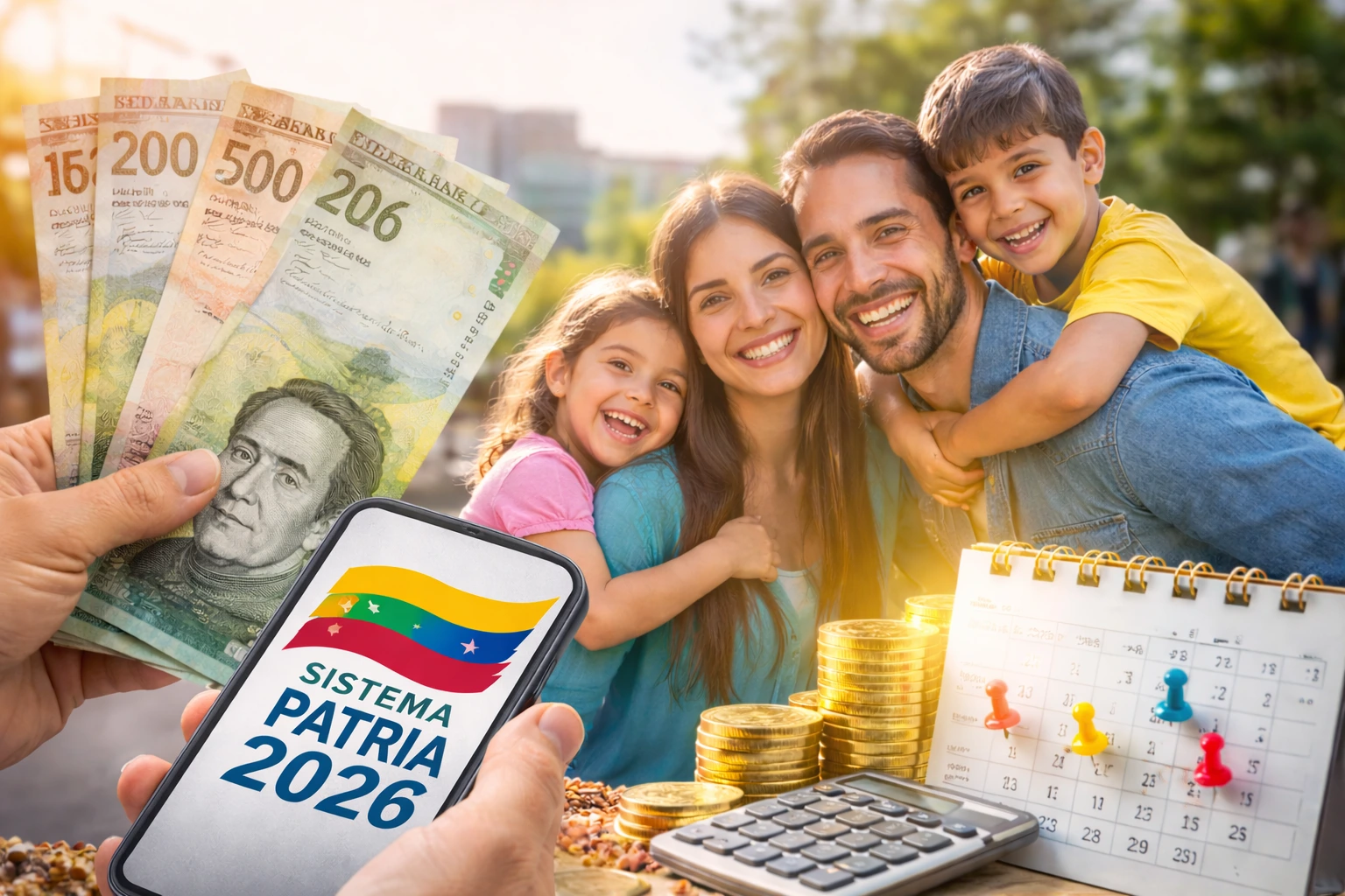 Sistema Patria 2026: calendario de pagos y cuánto aumentan los